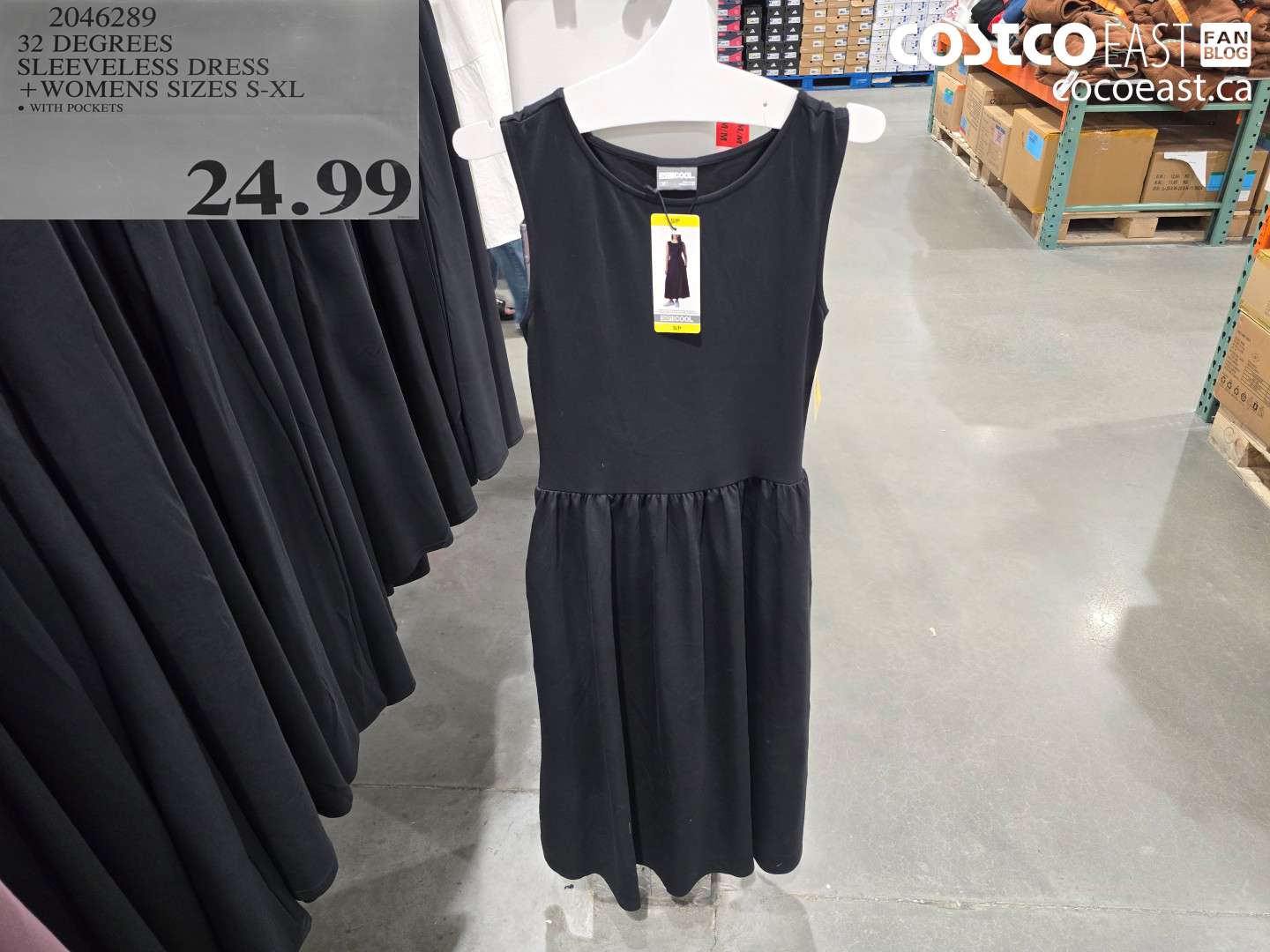 2046289 32 DEGREES SLEEVELESS DRESS +WOMENS SIZES S-XL $24.99