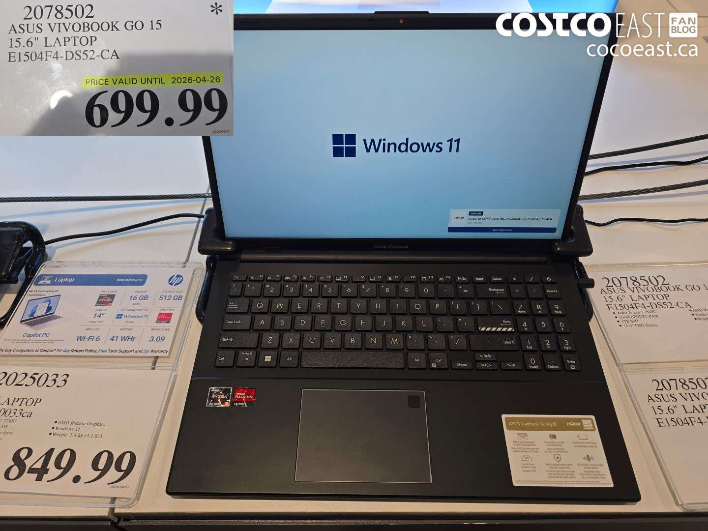 2078502 ASUS VIVOBOOK GO 15 15.6