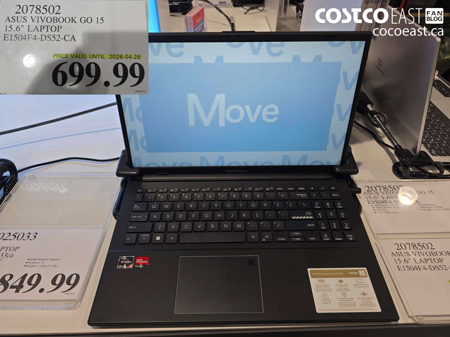 2078502 ASUS VIVOBOOK GO 15 15.6