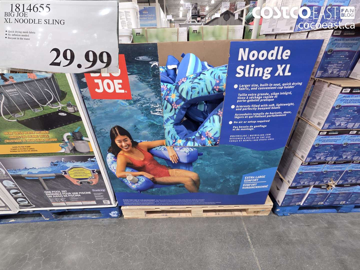 1814655 BIG JOE XL NOODLE SLING $29.99