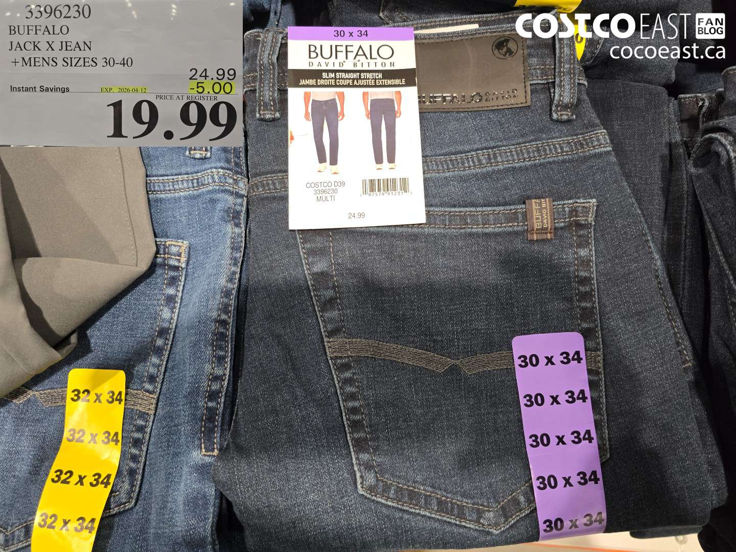 3396230 BUFFALO JACK X JEAN +MENS SIZES 30-40 ($5.00 INSTANT SAVINGS EXPIRES ON 2026-04-12) $19.99