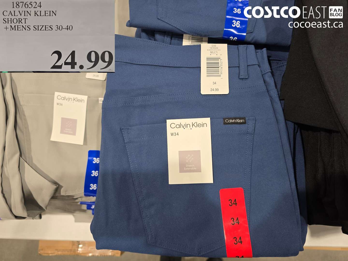 1876524 CALVIN KLEIN SHORT MENS SIZES 30-40 $24.99