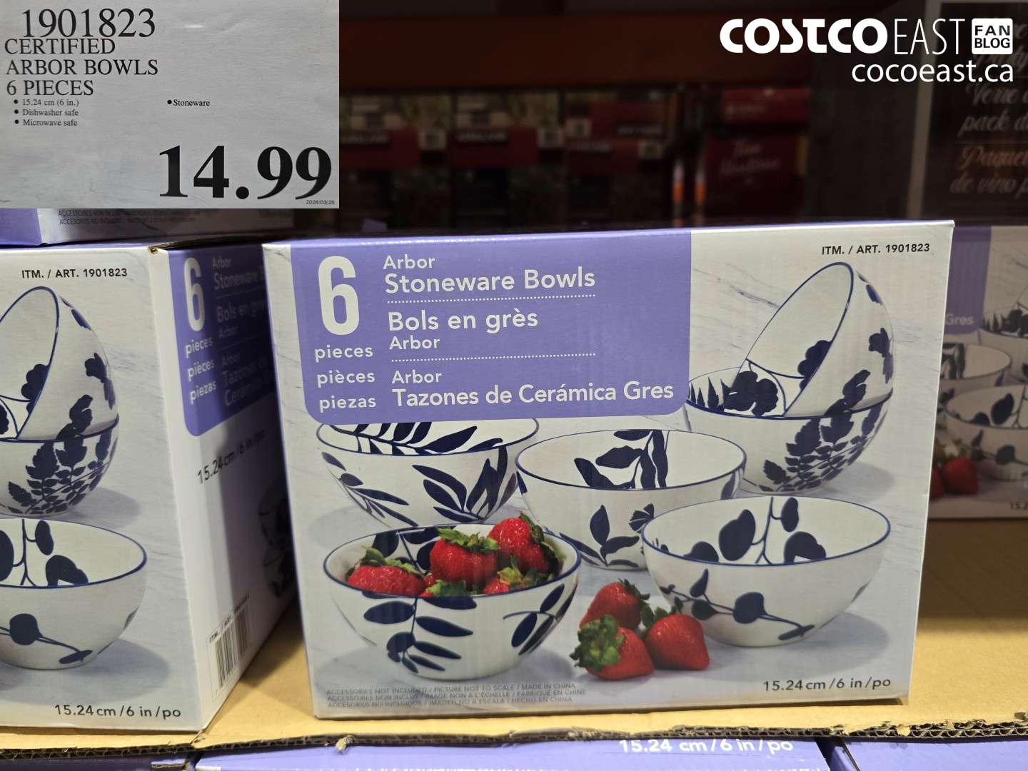 1901823 CERTIFIED ARBOR BOWLS 6 PIECES $14.99