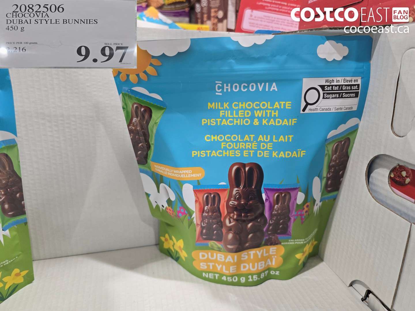2082506 CHOCOVIA DUBAI STYLE BUNNIES 450 G $9.97