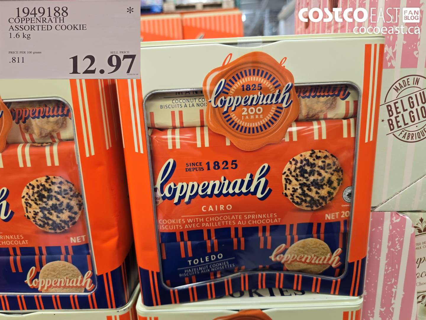 1949188 COPPENRATH ASSORTED COOKIE 1.6 KG $12.97