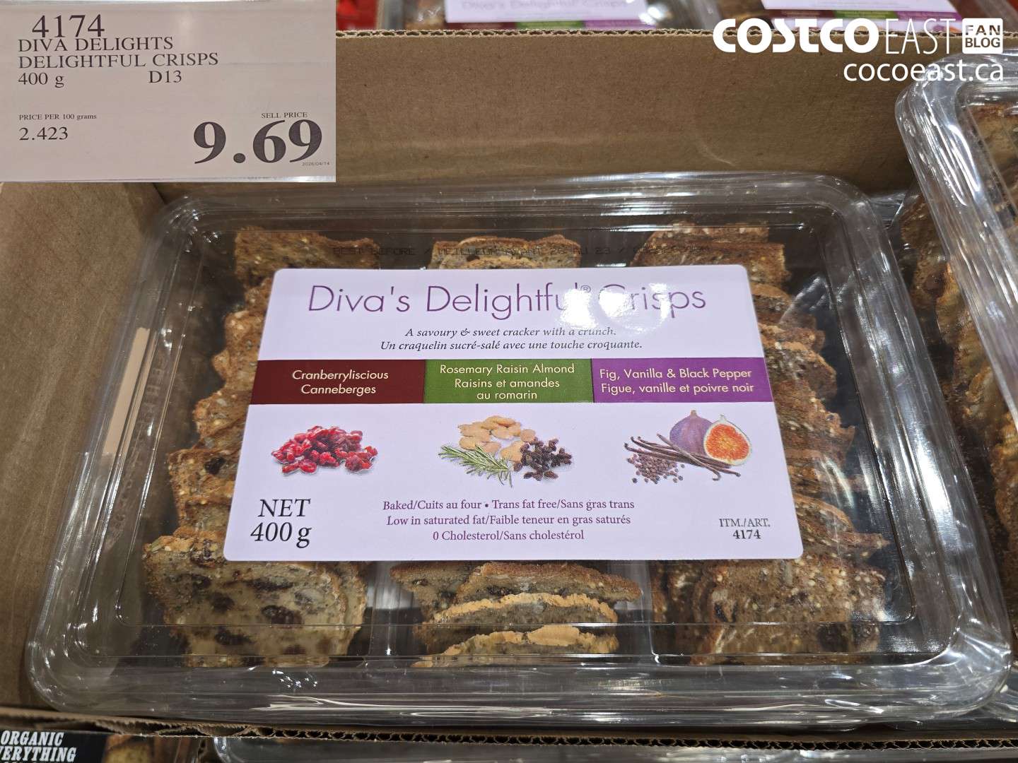 4174 DIVA DELIGHTS DELIGHTFUL CRISPS 400 G $9.69