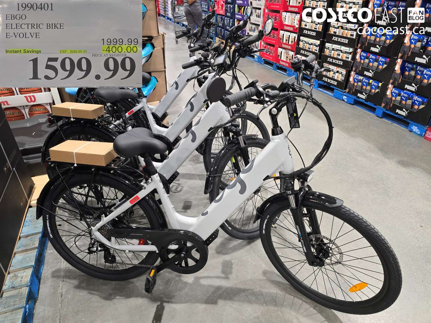 1990401 EBGO ELECTRIC BIKE E-VOLVE ($400.00 INSTANT SAVINGS EXPIRES ON 2026-05-10) $1599.99