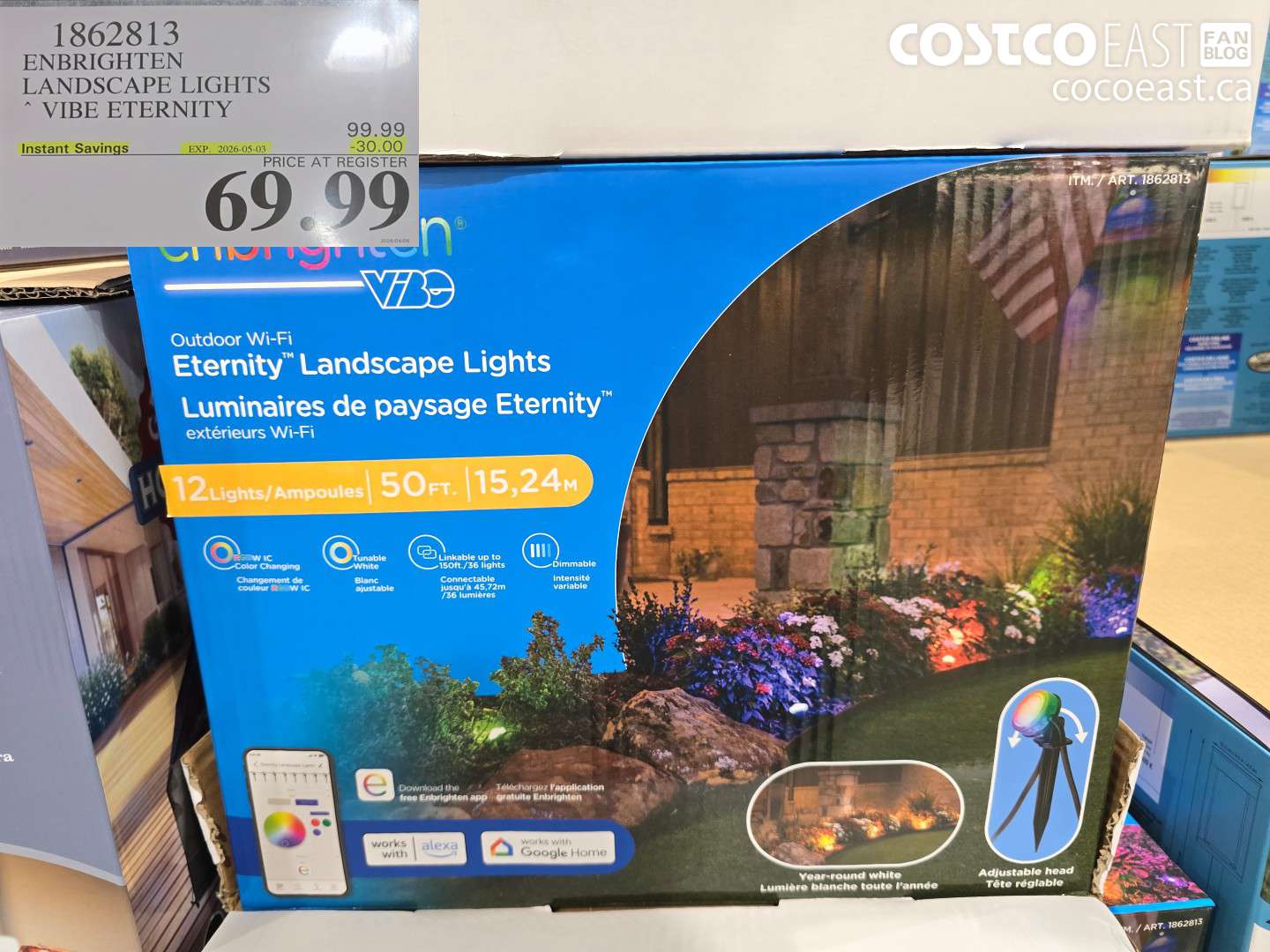 1862813 ENBRIGHTEN LANDSCAPE LIGHTS VIBE ETERNITY ($30.00 INSTANT SAVINGS EXPIRES ON 2026-05-03) $69.99