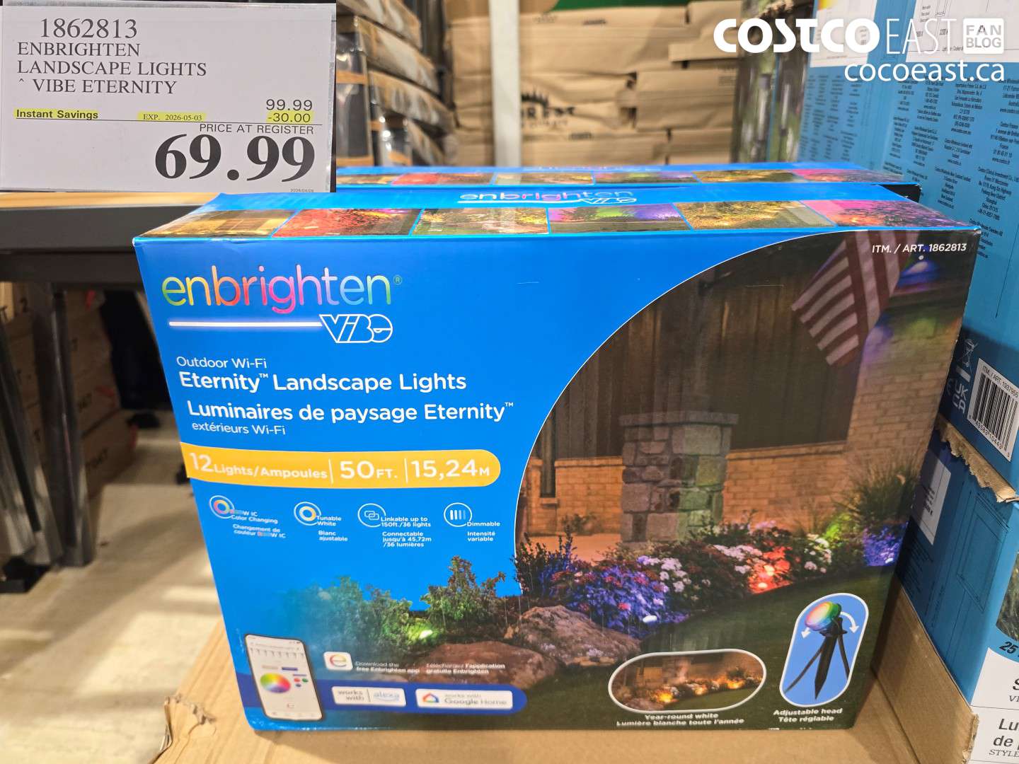 1862813 ENBRIGHTEN LANDSCAPE LIGHTS VIBE ETERNITY ($30.00 INSTANT SAVINGS EXPIRES ON 2026-05-03) $69.99
