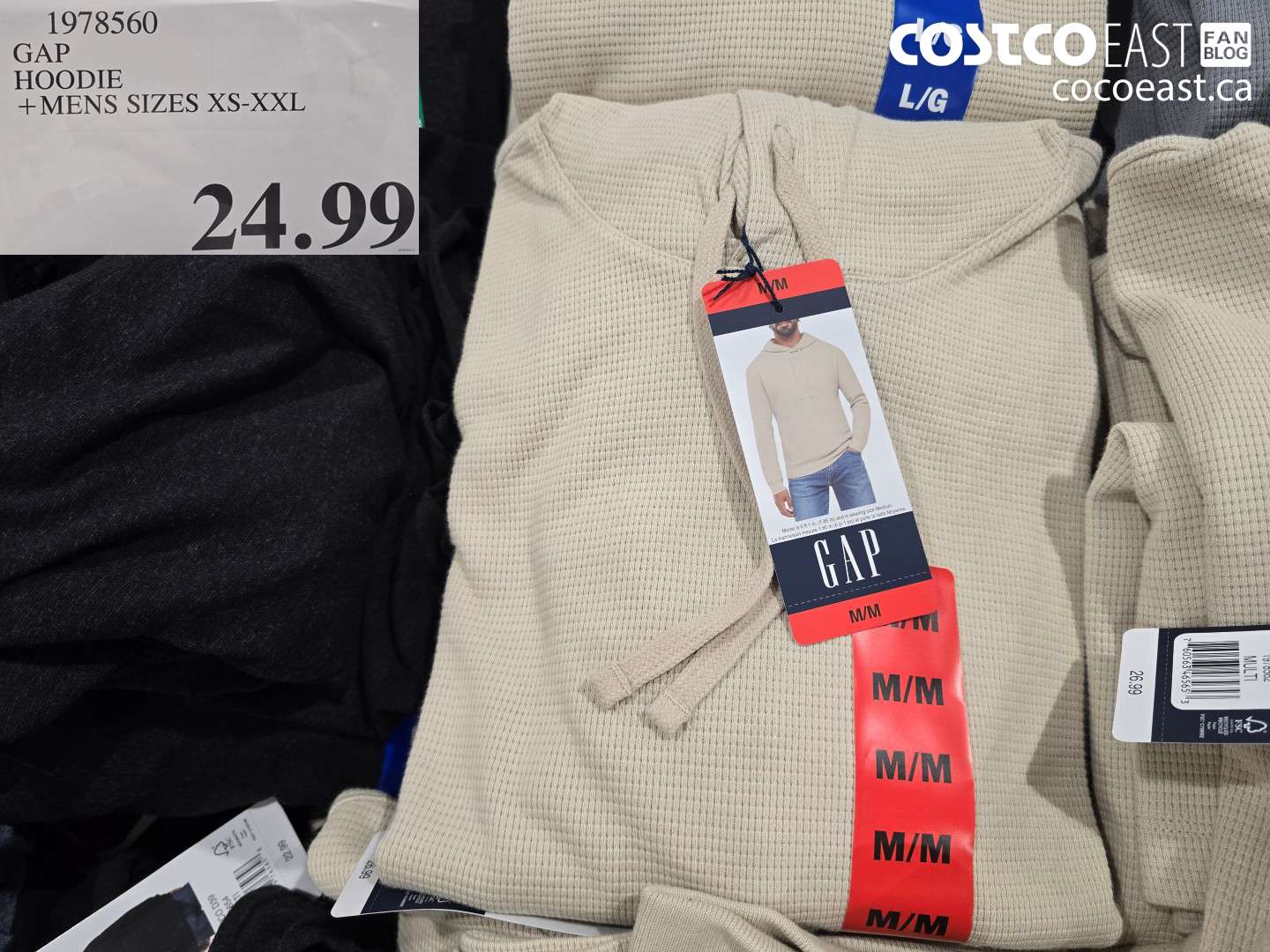 1978560 GAP HOODIE +MENS SIZES XS-XXL $24.99