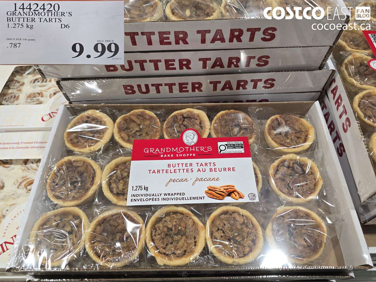 14442420 GRANDMOTHER'S BUTTER TARTS 1.275 KG $9.99