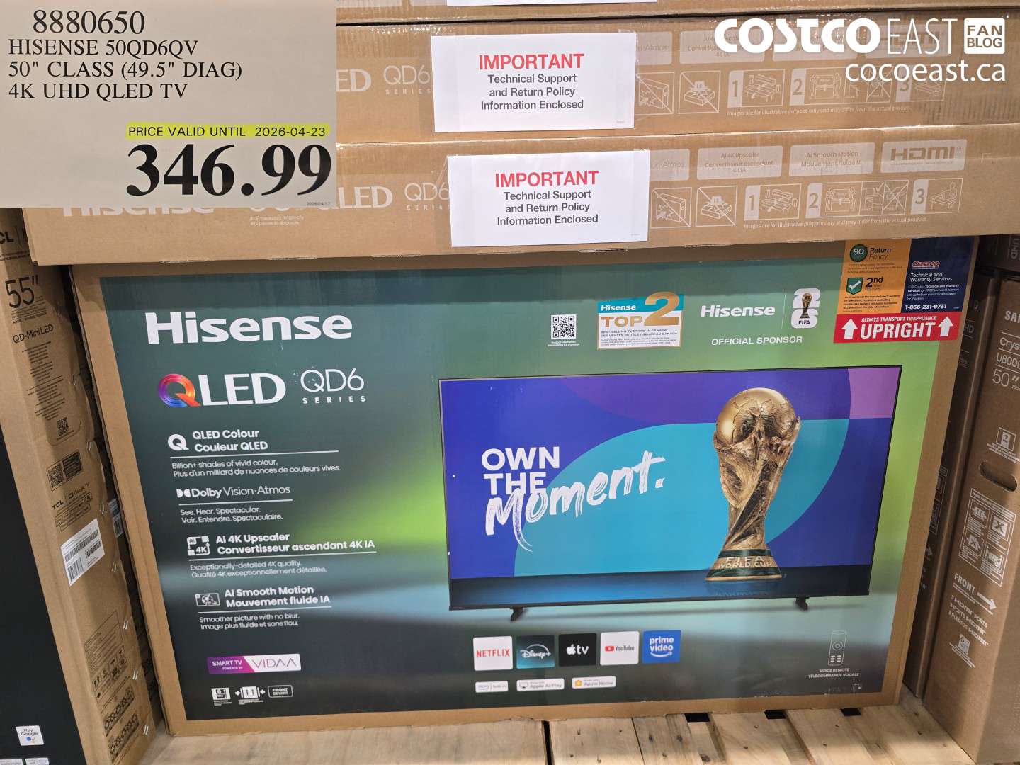 8880650 HISENSE 50Q60V 50\