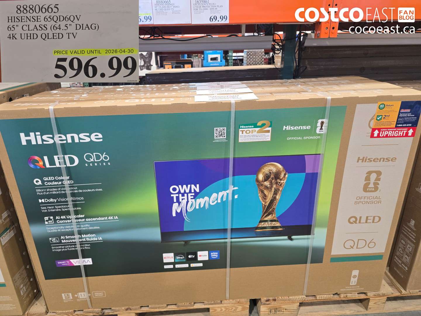 888065 HISENSE 65Q6QV 65