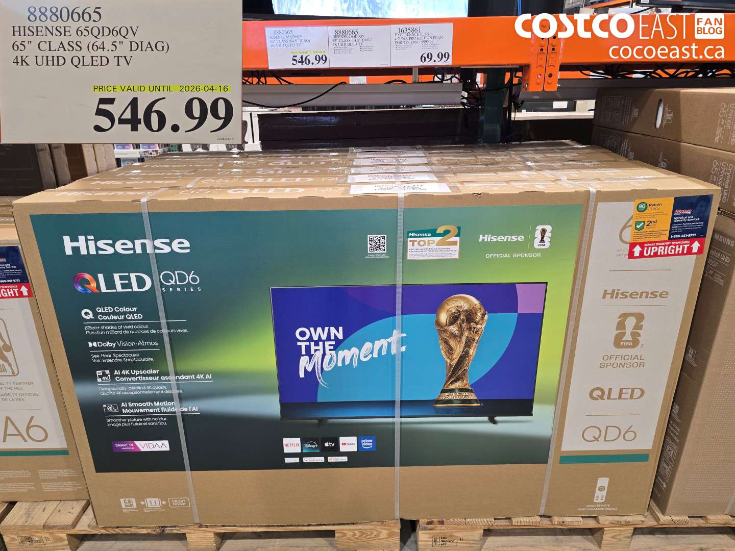 8880665 HISENSE 65QDQV 65