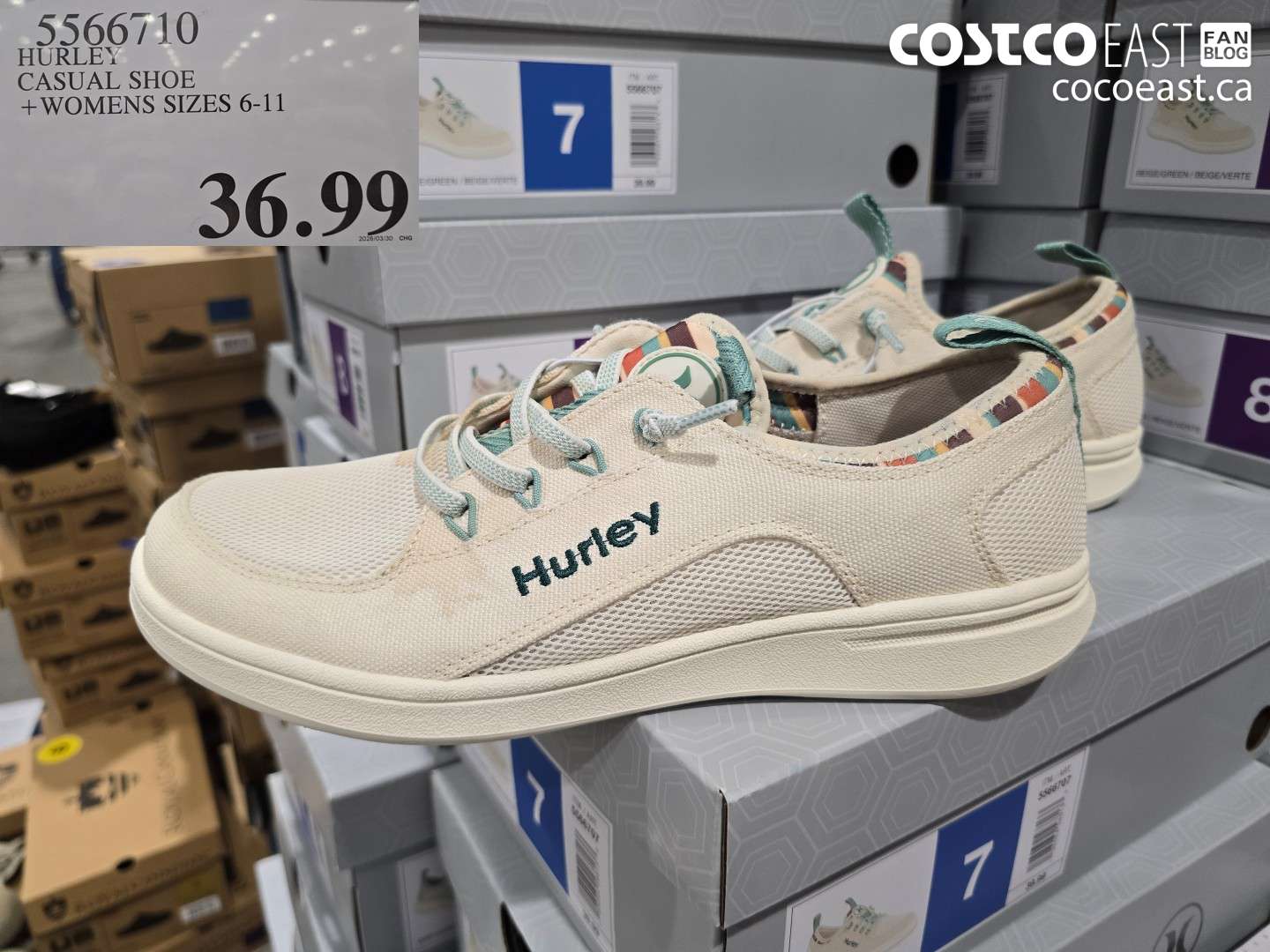 5566710 HURLEY CASUAL SHOE + WOMENS SIZES 6-11 $36.99