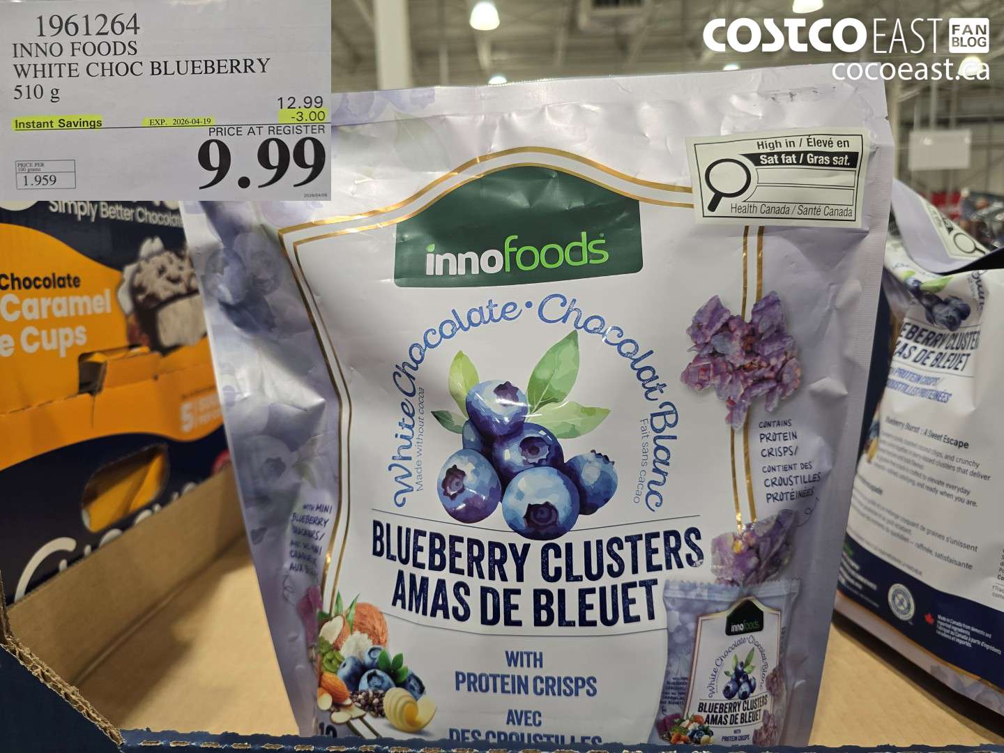 1961264 INNO FOODS WHITE CHOC BLUEBERRY 510 G ($3.00 INSTANT SAVINGS EXPIRES ON 2026-04-19) $9.99