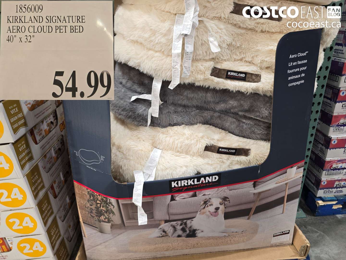 1856009 KIRKLAND SIGNATURE AERO CLOUD PET BED 40