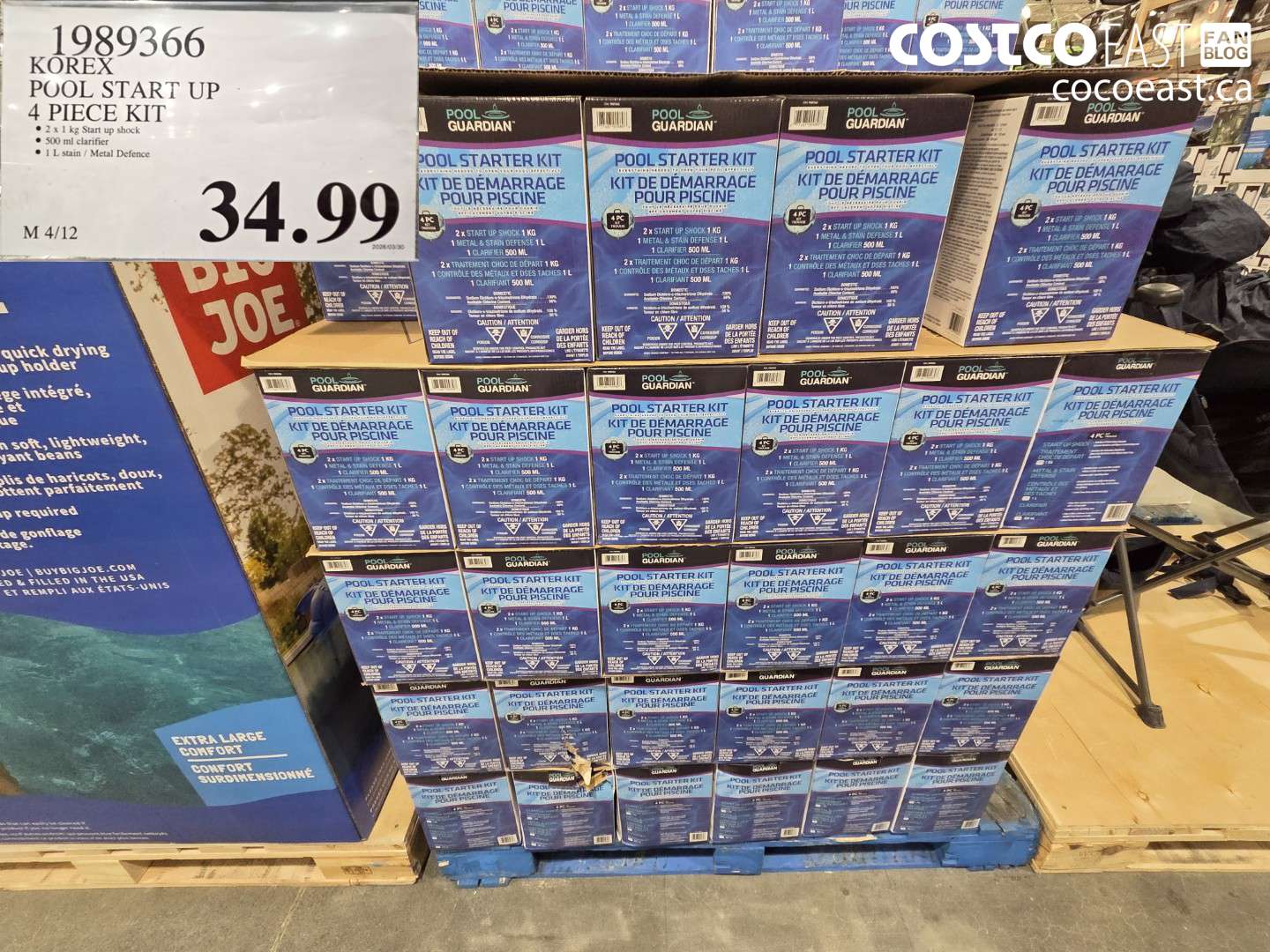 1989366 KOREX POOL START UP 4 PIECE KIT $34.99