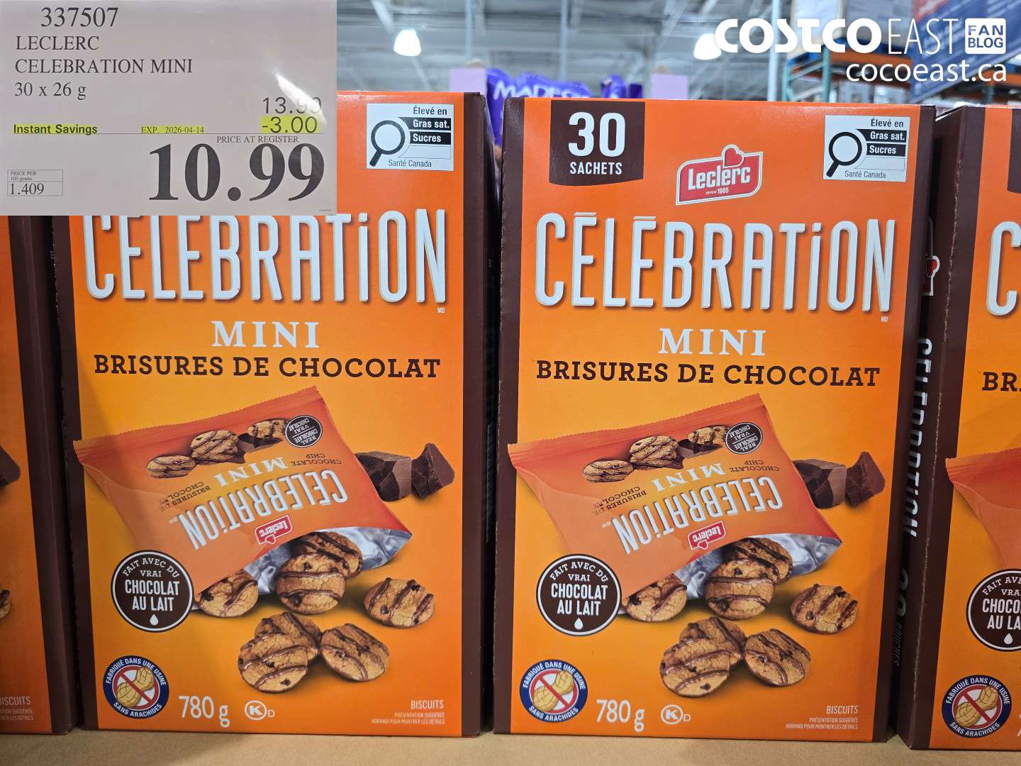 337507 LECLERC CELEBRATION MINI 30 X 26 G ($3.00 INSTANT SAVINGS EXPIRES ON 2026-04-14) $10.99