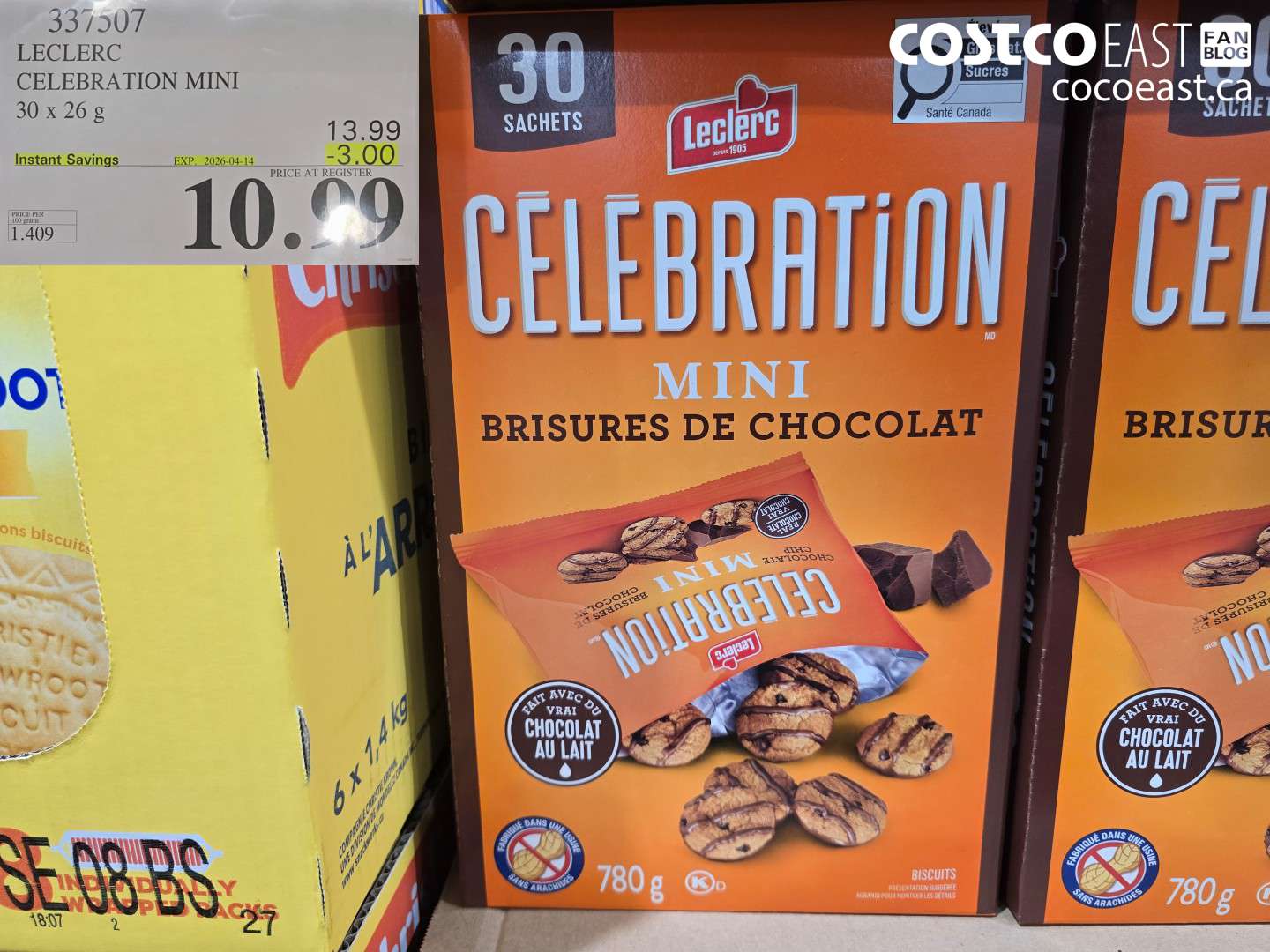 337507 LECLERC CELEBRATION MINI 30 X 26 G ($3.00 INSTANT SAVINGS EXPIRES ON 2026-04-14) $10.99
