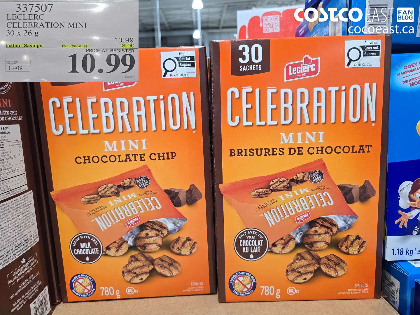 337507 LECLERC CELEBRATION MINI 30 X 26 G ($3.00 INSTANT SAVINGS EXPIRES ON 2026-04-14) $10.99