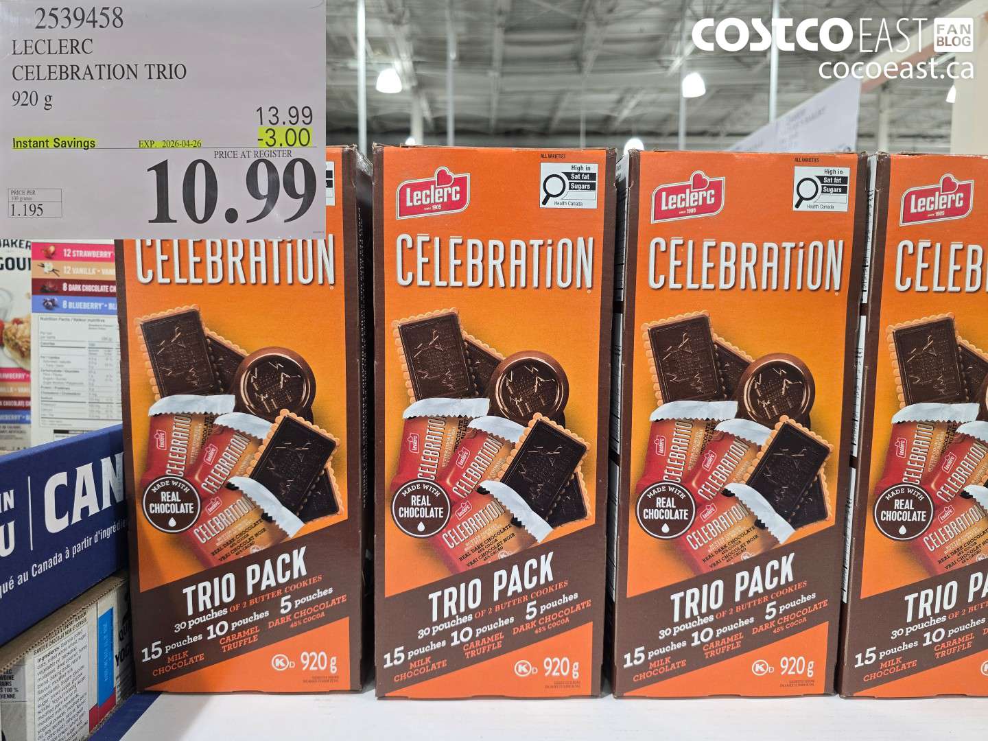 2539458 LECLERC CELEBRATION TRIO 920 G ($3.00 INSTANT SAVINGS EXPIRES ON 2026-04-26) $10.99