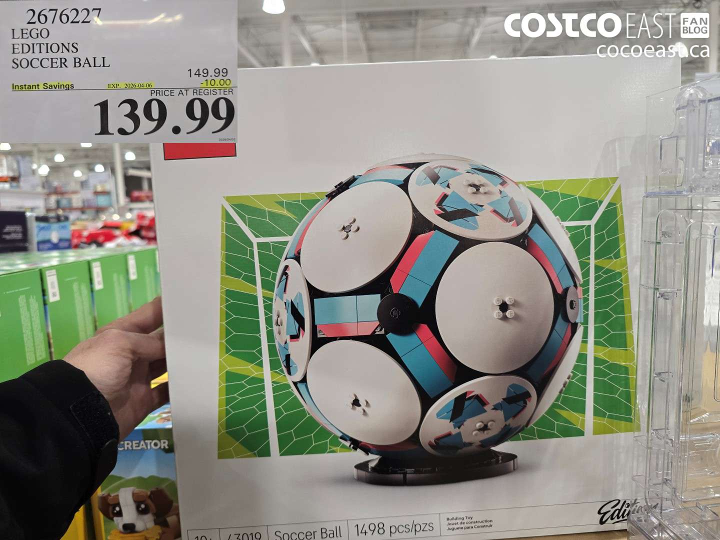 2676227 LEGO EDITIONS SOCCER BALL ($10.00 INSTANT SAVINGS EXPIRES ON 2026-04-06) $139.99