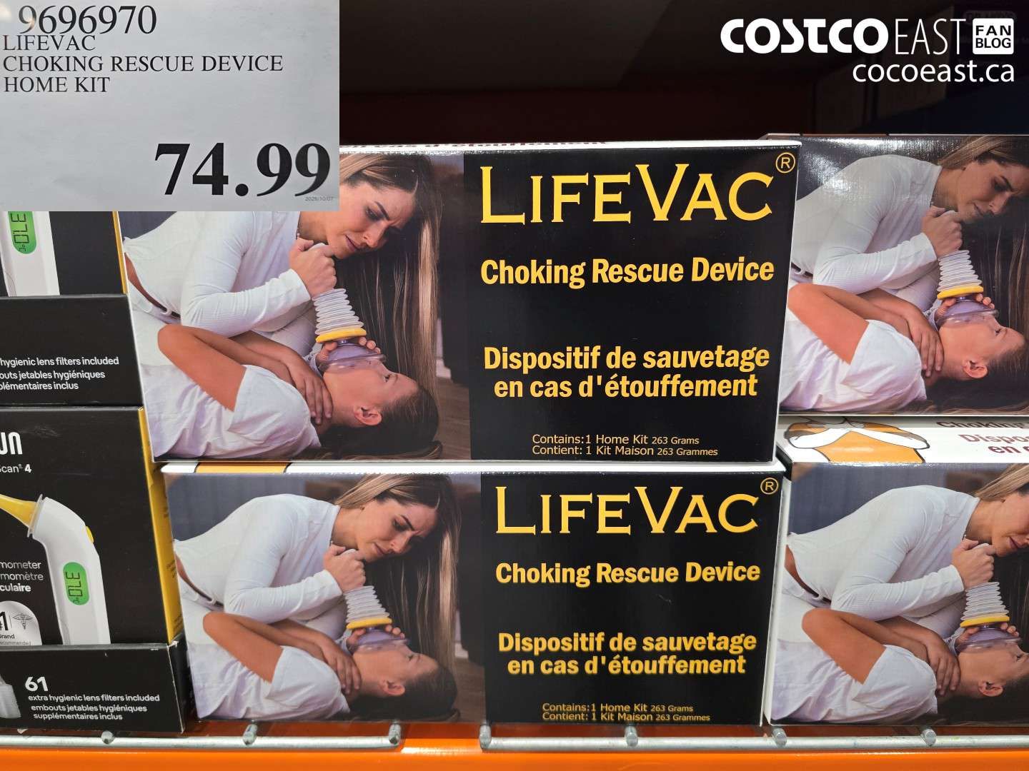 9696970 LIFEVAC CHOKING RESCUE DEVICE HOME KIT $74.99