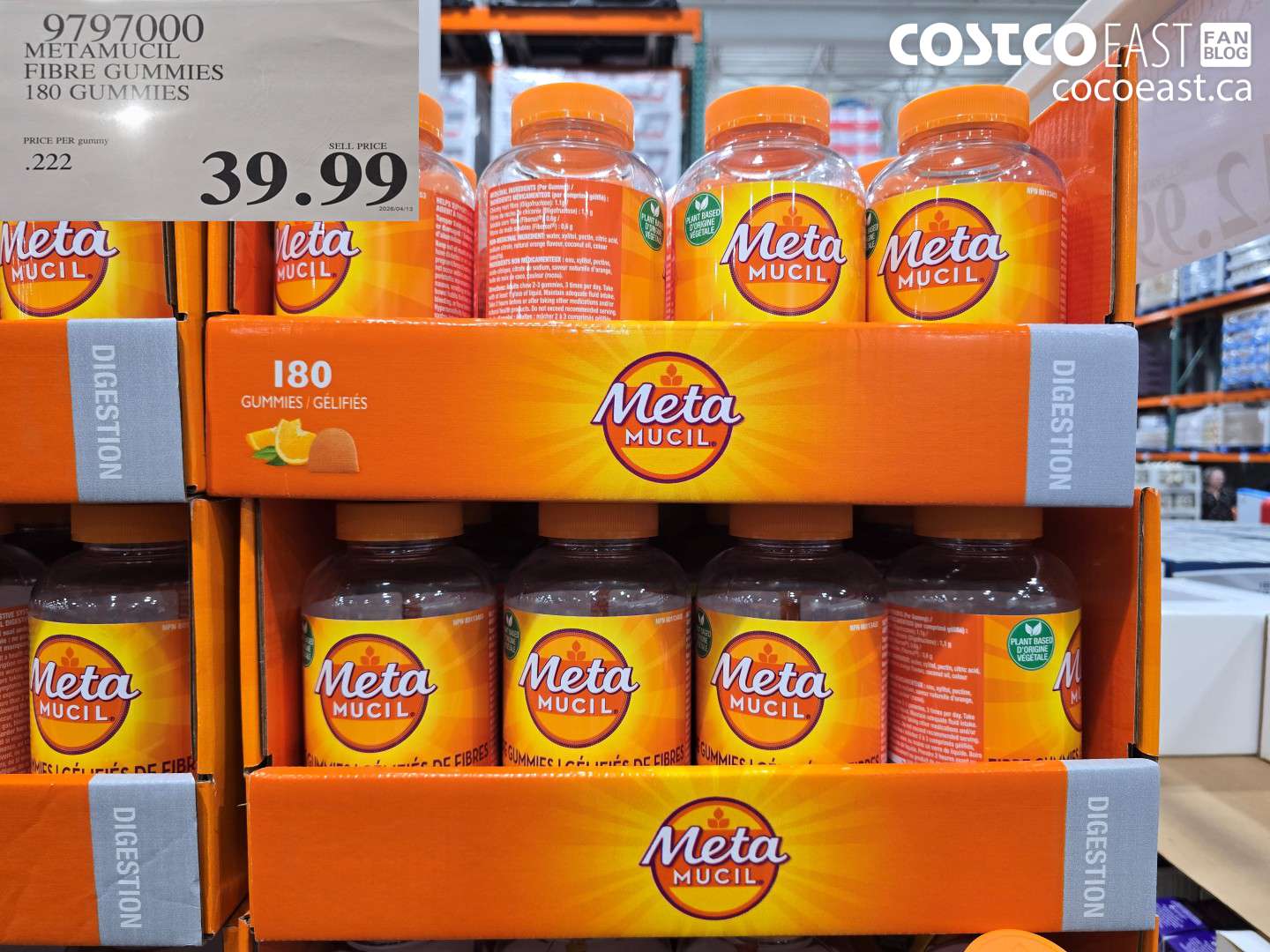 9797000 METAMUCIL FIBRE GUMMIES 180 GUMMIES $39.99