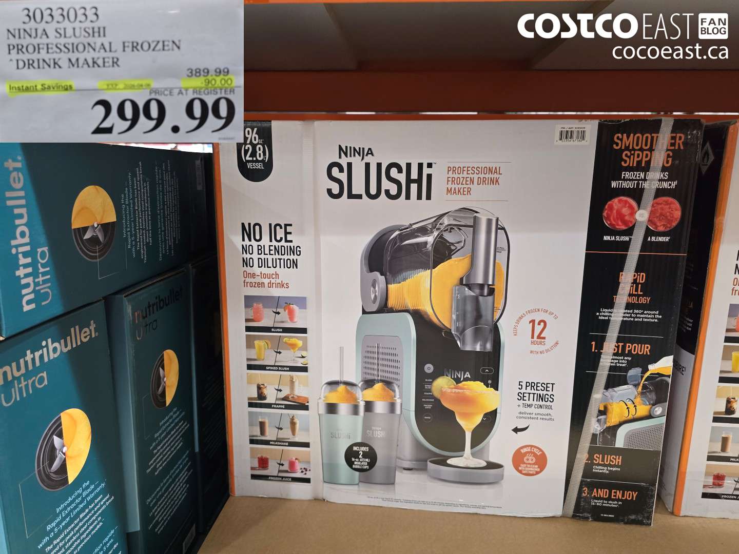 3033033 NINJA SLUSHI PROFESSIONAL FROZEN ($90.00 INSTANT SAVINGS EXPIRES ON 2026-04-06) $299.99