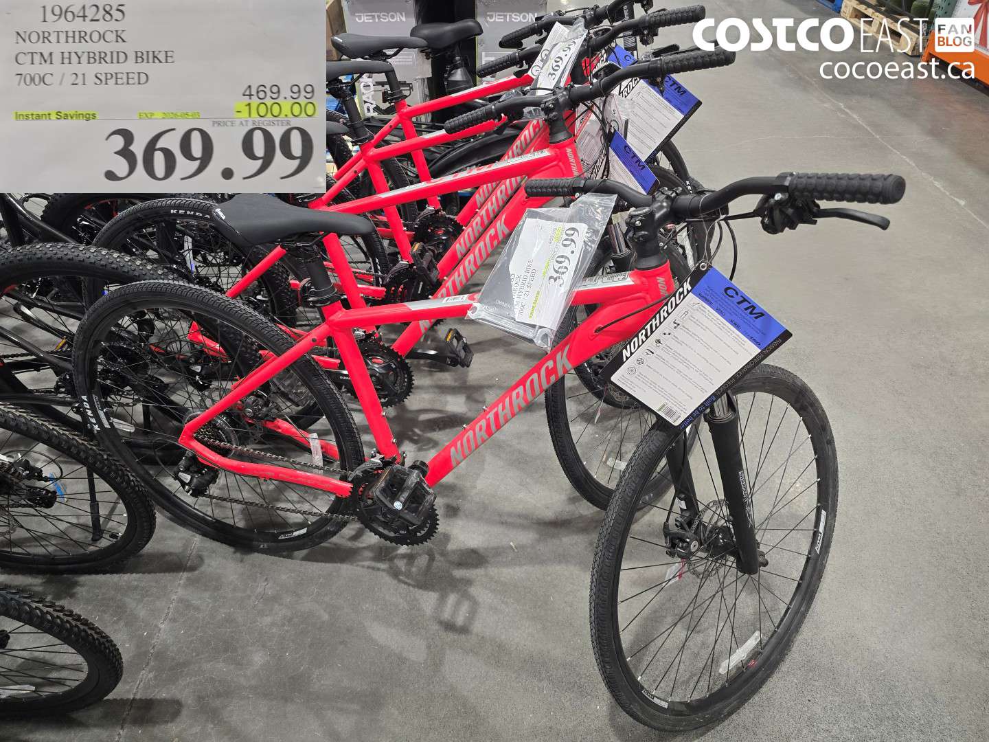 1964285 NORTHROCK CTM HYBRID BIKE 700C / 21 SPEED ($100.00 INSTANT SAVINGS EXPIRES ON 2023-05-05) $369.99