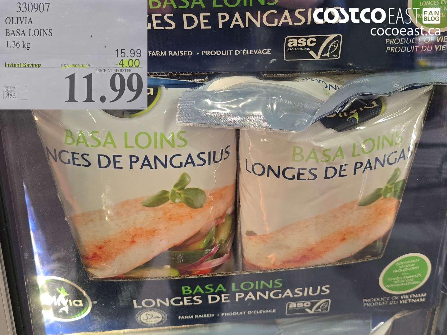 330907 OLIVIA BASA LOINS 1.36 KG ($4.00 INSTANT SAVINGS EXPIRES ON 2026-04-19) $11.99