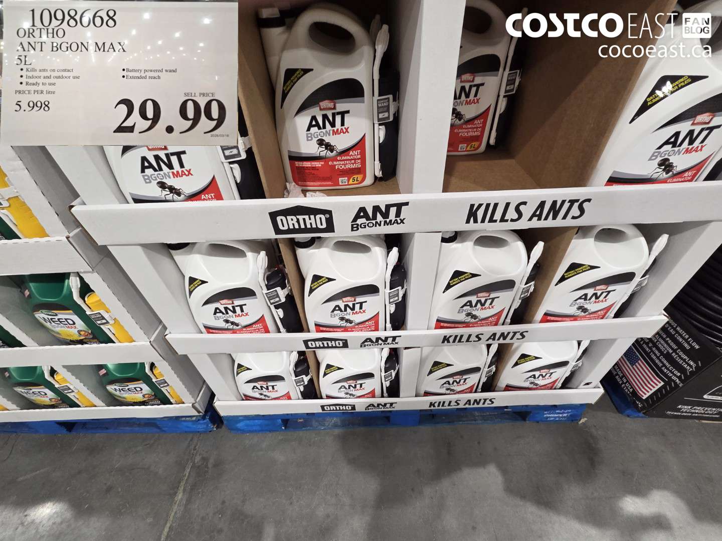 1098668 ORTHO ANT B GON MAX 5L $29.99