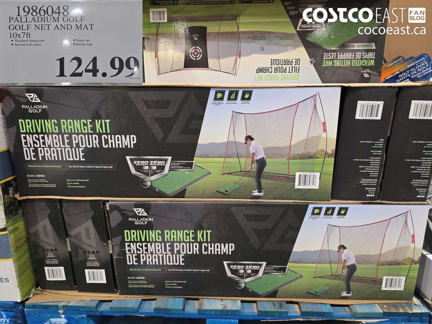 11986048 PALLADIUM GOLF GOLF NET AND MAT 10X7FT $124.99