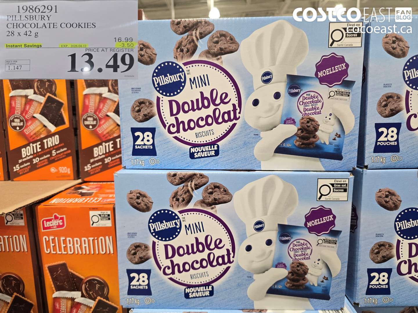 1986291 PILLSBURY CHOCOLATE COOKIES ($3.50 INSTANT SAVINGS EXPIRES ON 2026-04-12) $13.49