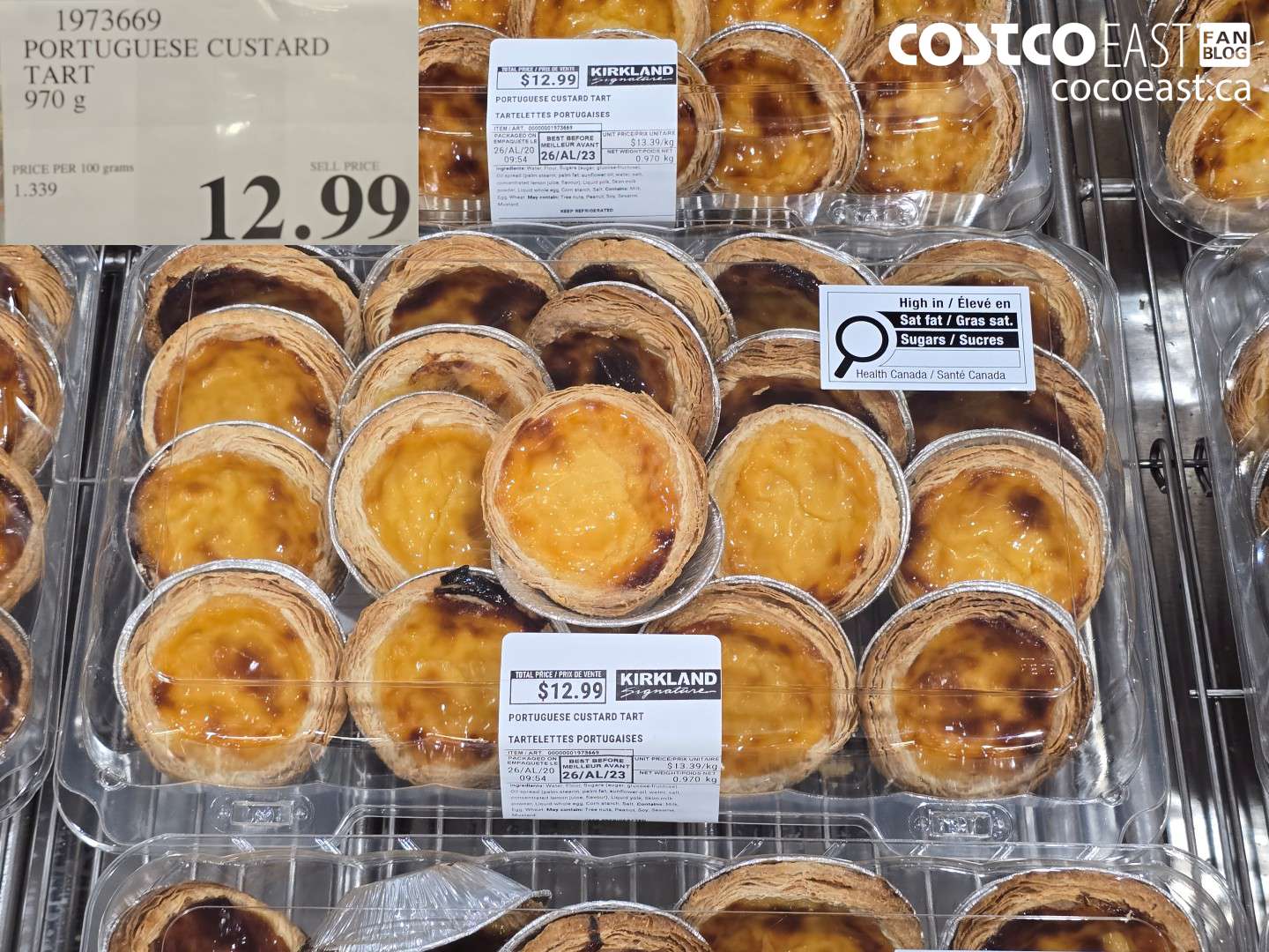 1973669 PORTUGUESE CUSTARD TART 970 g $12.99