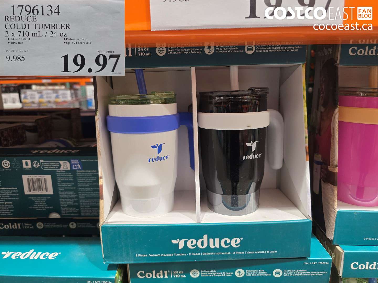 1796134 REDUCE COLD1 TUMBLER $19.97