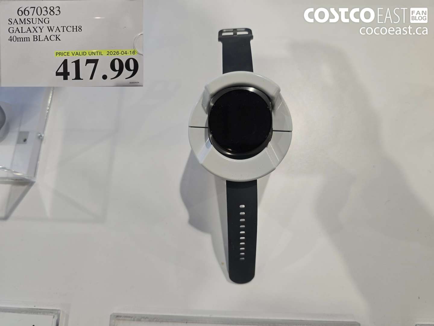 6670383 SAMSUNG GALAXY WATCH8 40MM BLACK $417.99