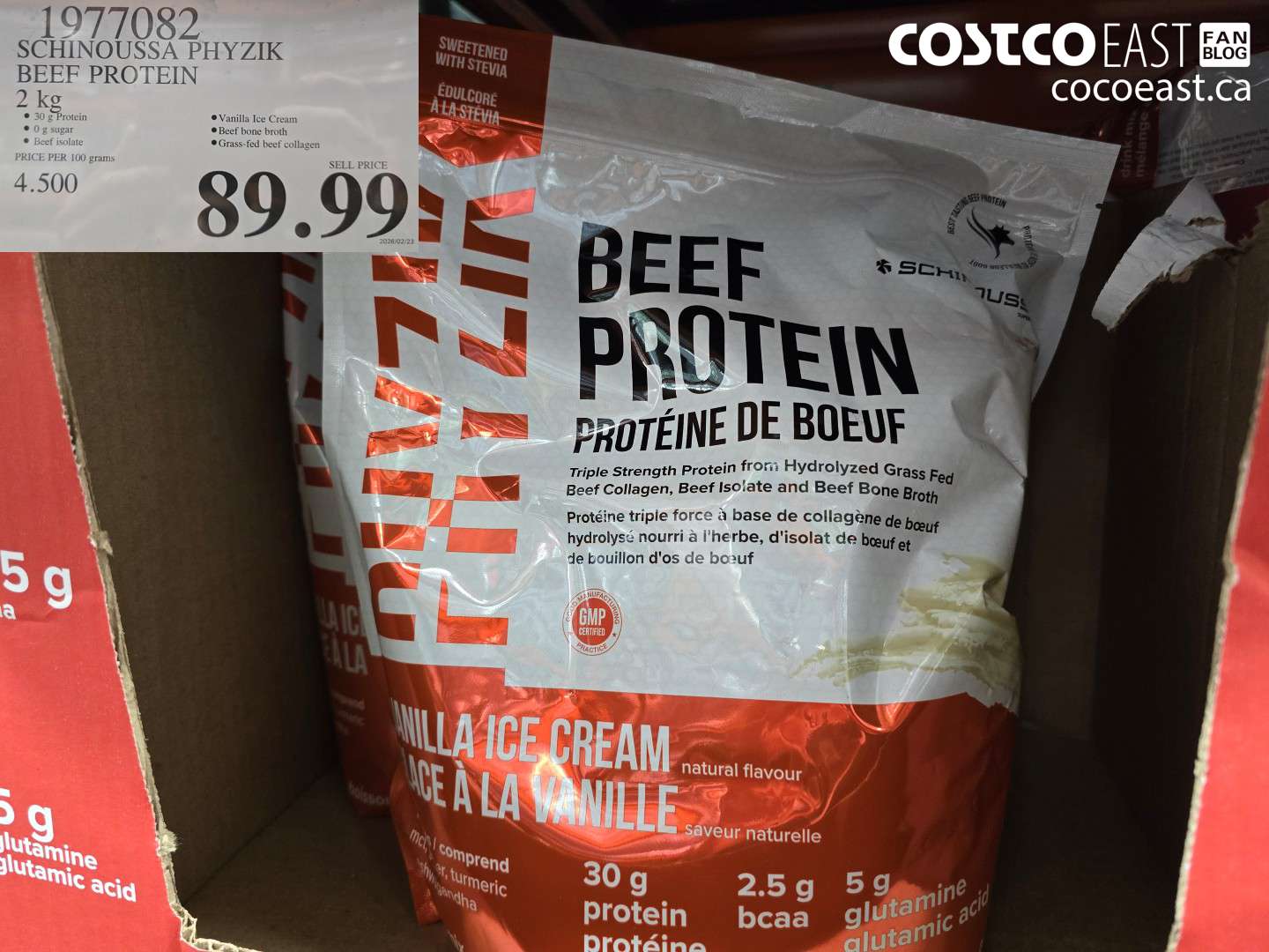 1977082 SCHINOUSSA PHYZIK BEEF PROTEIN 2 KG $89.99