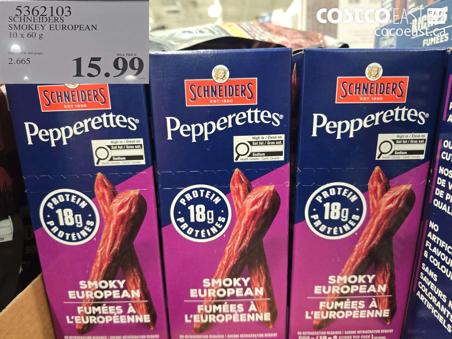 5362103 SCHNEIDERS SMOKEY EUROPEAN 10 X 60 G $15.99