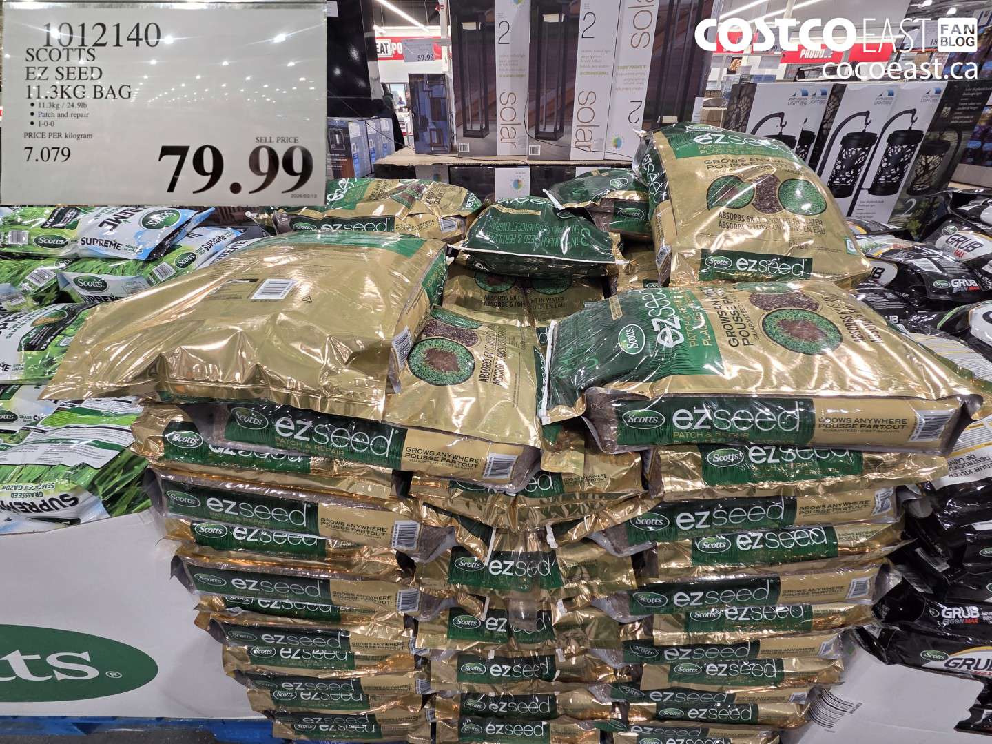 1012140 SCOTTS EZ SEED 11.3KG BAG $79.99