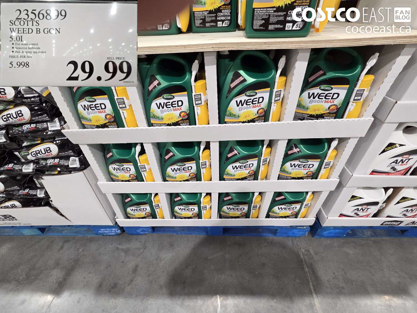 2356899 SCOTTS WEED B GON 5.0L $29.99