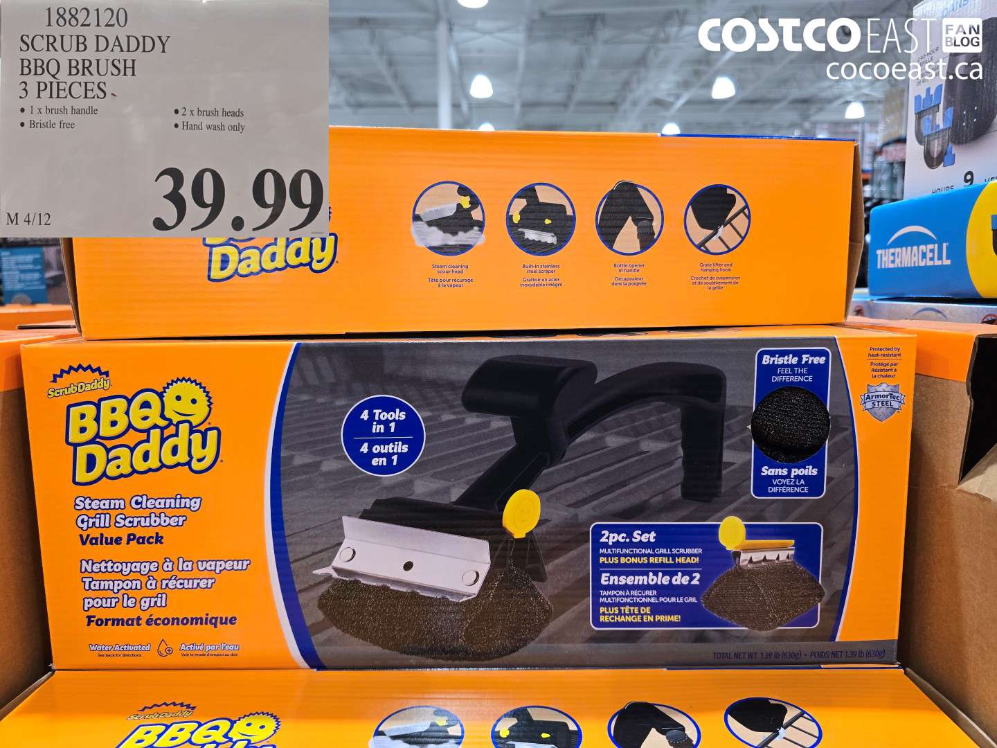 1882120 SCRUB DADDY BBQ BRUSH 3 PIECES $39.99