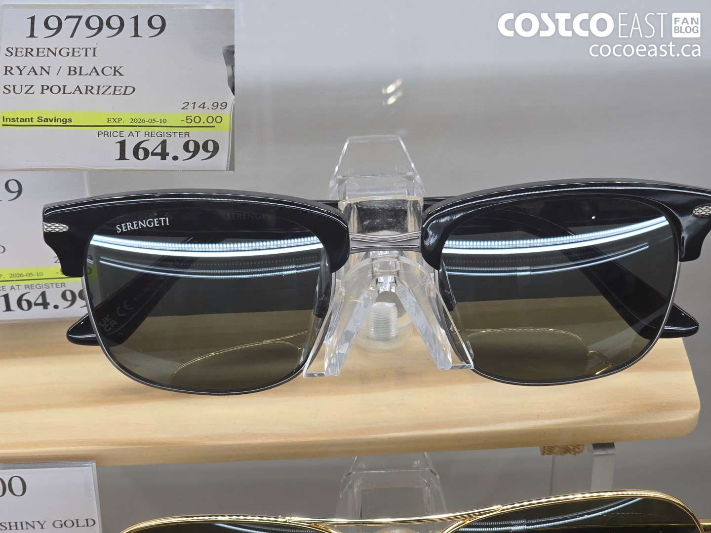 1979919 SERENGETI RYAN / BLACK SUZ POLARIZED ($50.00 INSTANT SAVINGS EXPIRES ON 2026-05-10) $164.99