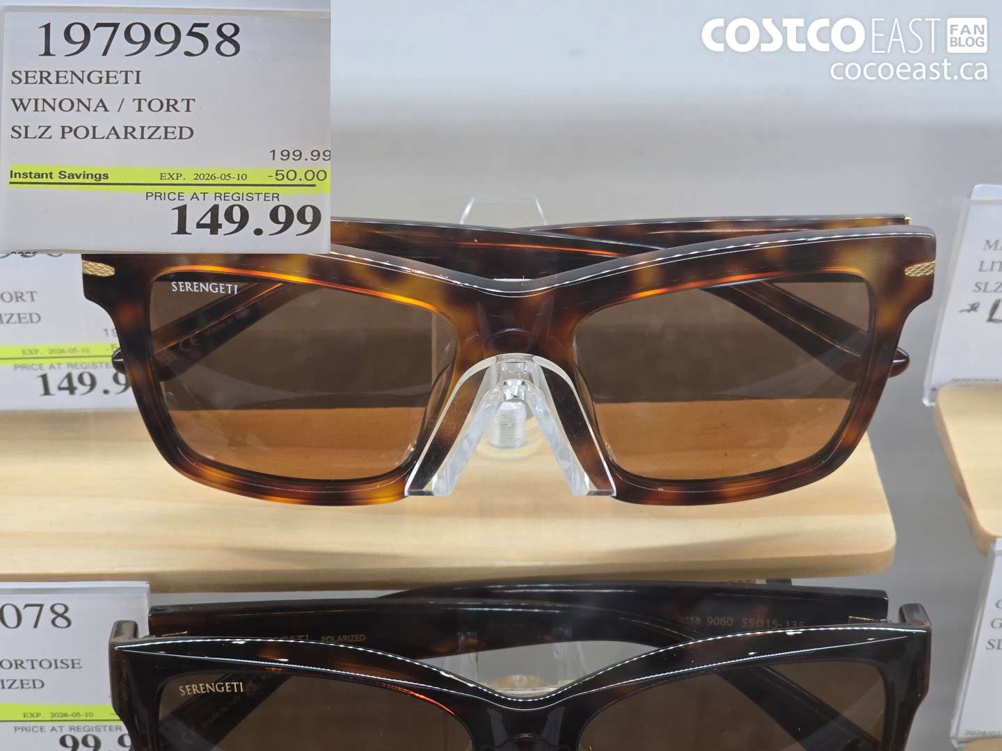 1979958 SERENGETI WINONA / TORT SLZ POLARIZED ($50.00 INSTANT SAVINGS EXPIRES ON 2026-05-10) $149.99