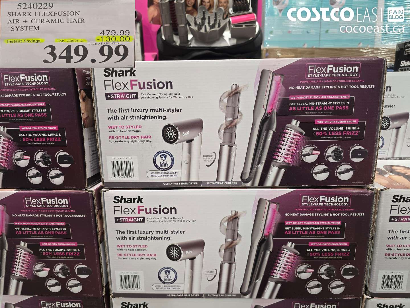 52402229 SHARK FLEXFUSION AIR + CERAMIC HAIR SYSTEM ($130.00 INSTANT SAVINGS EXPIRES ON 2026-04-12) $349.99