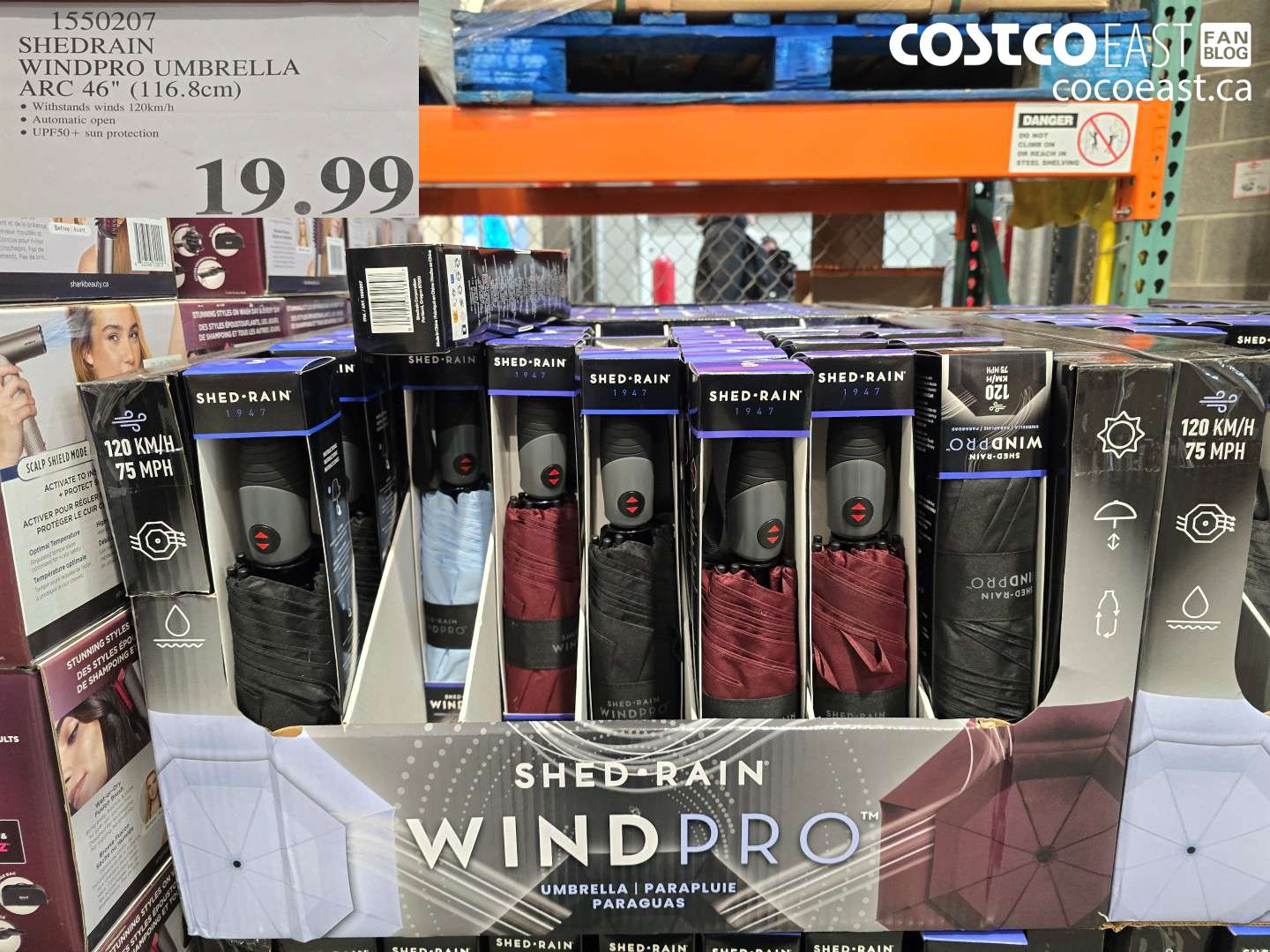 1550207 SHEDRAIN WINDPRO UMBRELLA ARC 46