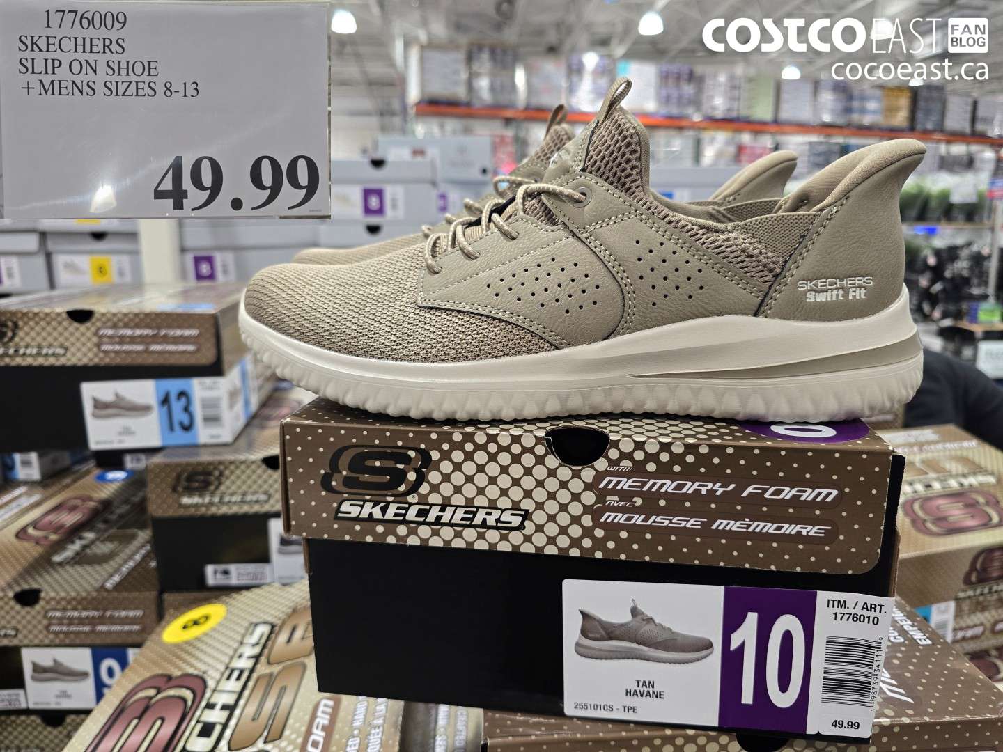 1776009 SKECHERS SLIP ON SHOE +MENS SIZES 8-13 $49.99