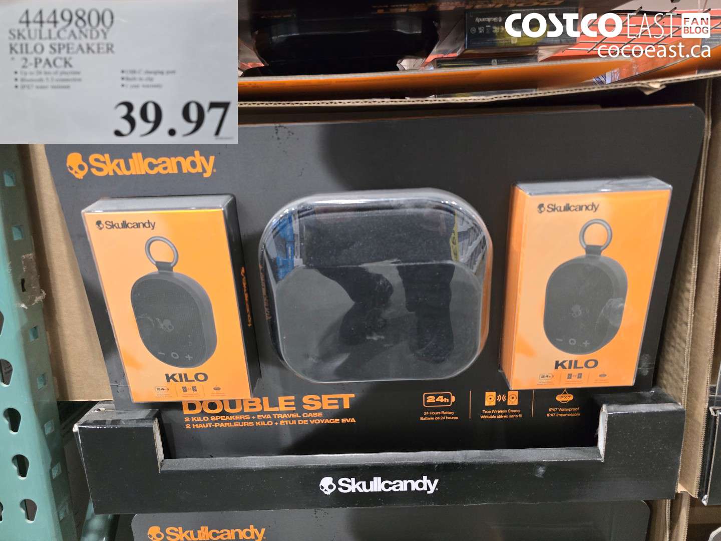 4449800 SKULLCANDY KILO SPEAKER 2-PACK $39.97