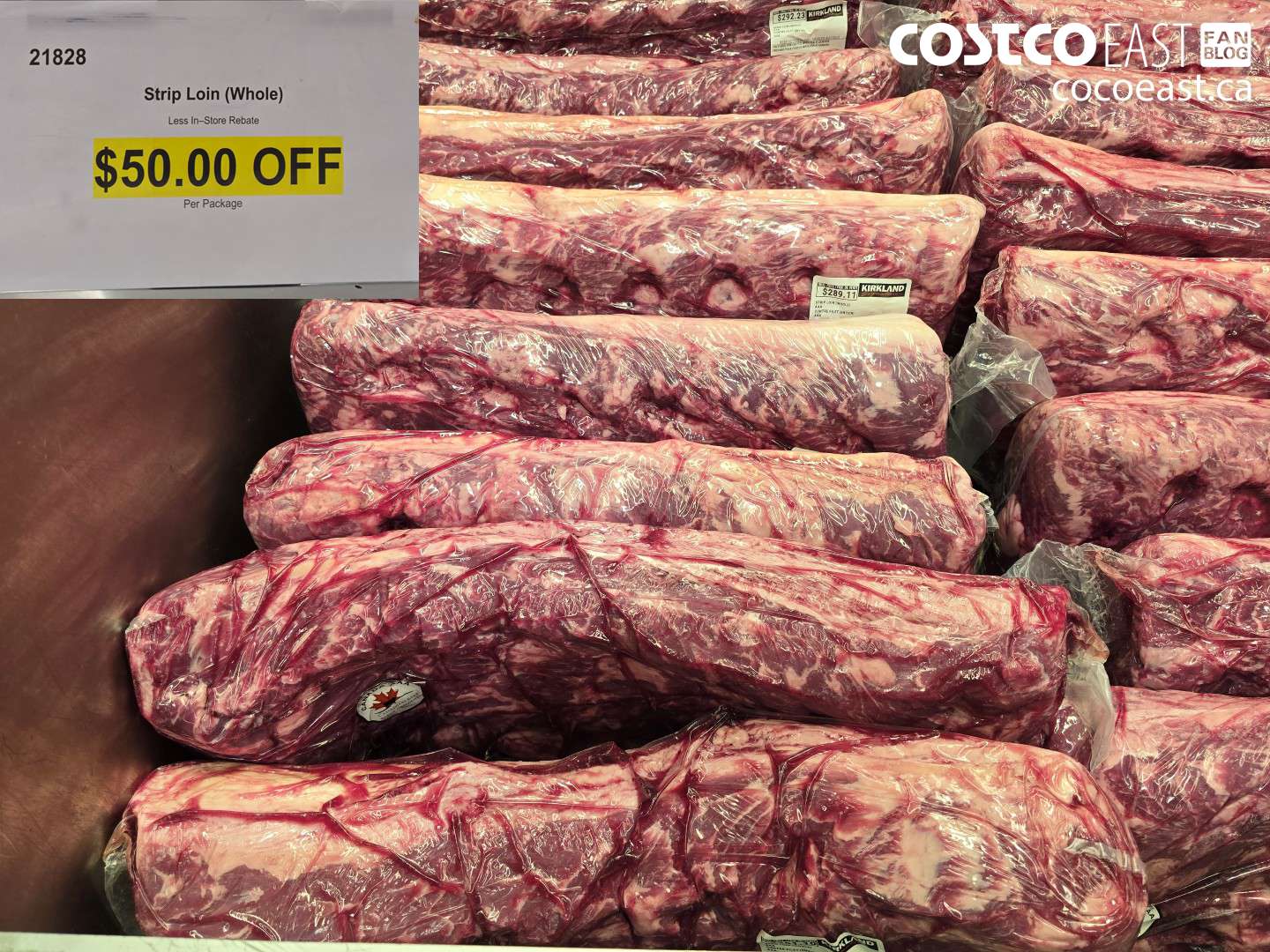 21828 STRIP LOIN (WHOLE) ($50.00 INSTANT SAVINGS)